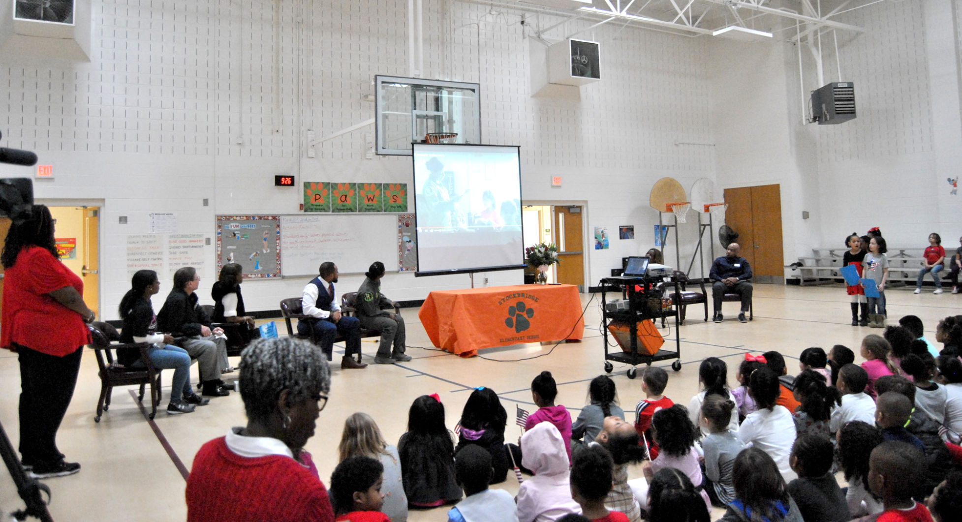 PHOTOS Stockbridge Elementary celebrates 1st Lt. Andrea Lewis