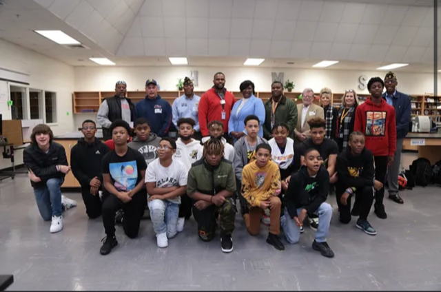 American Legion Post 330 sponsors Hampton Middle School Football Team