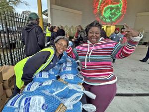 Henry County hosts food giveaway