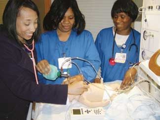 Hospital using simulators for childbirth training