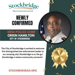 Stockbridge names Orrin Hamilton as new police chief