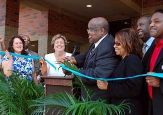 Eddie White officially opens namesake school