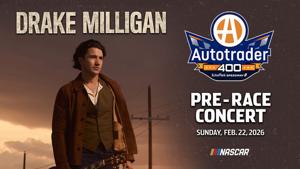 Milligan to perform pre-race concert at EchoPark Speedway