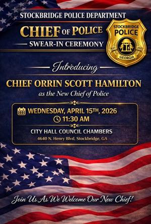Stockbridge to hold swearing-in for new police chief