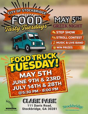 Stockbridge kicks off Food Truck Tasty Tuesdays on May 5