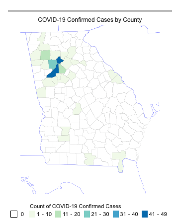 COVID-19 count steady at 2 cases in Henry as of Wednesday, March 18