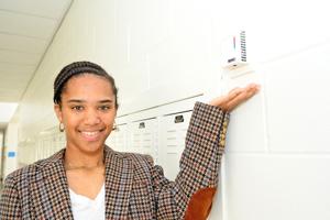 Student designs thermostat cover in use across district