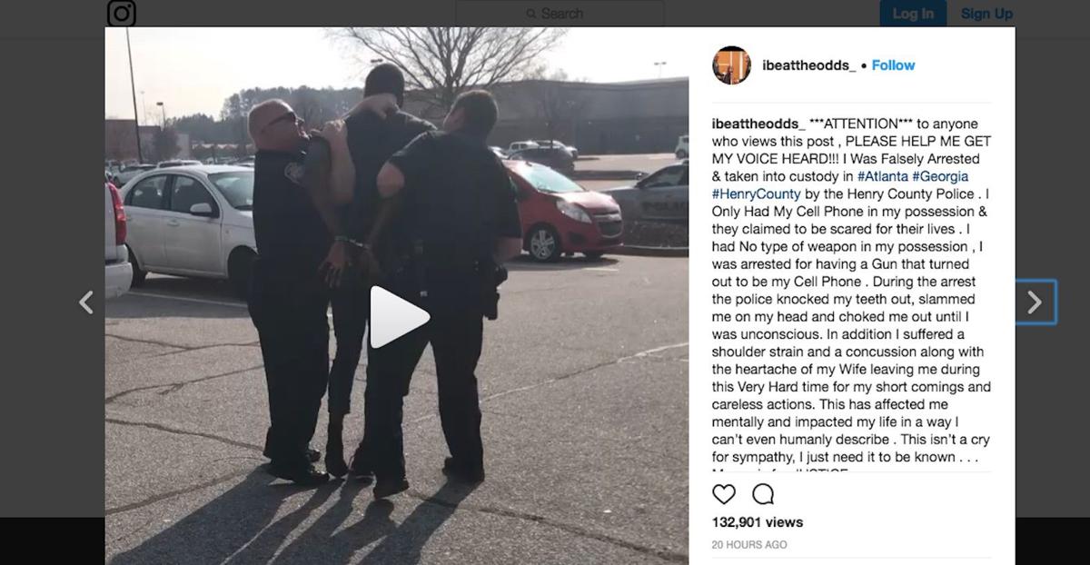 Viral Video Shows Ex Nfl Player Forcefully Arrested In Henry