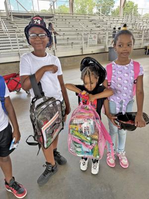 Bookbags and Badges drive helps local students