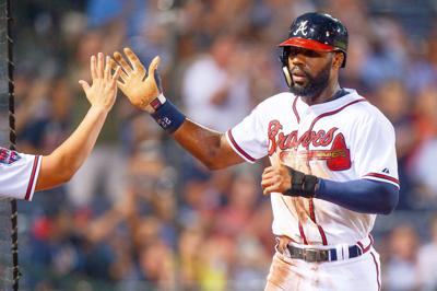 ATLANTA BRAVES JERSEY CARDENAS #24 GENERAL MANAGER PLUS 5 OTHER AUTOGRAPHS!