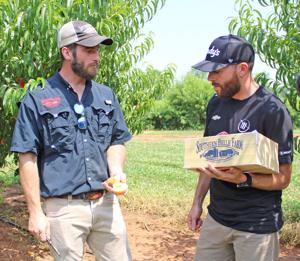 NASCAR driver tours Southern Belle Farm