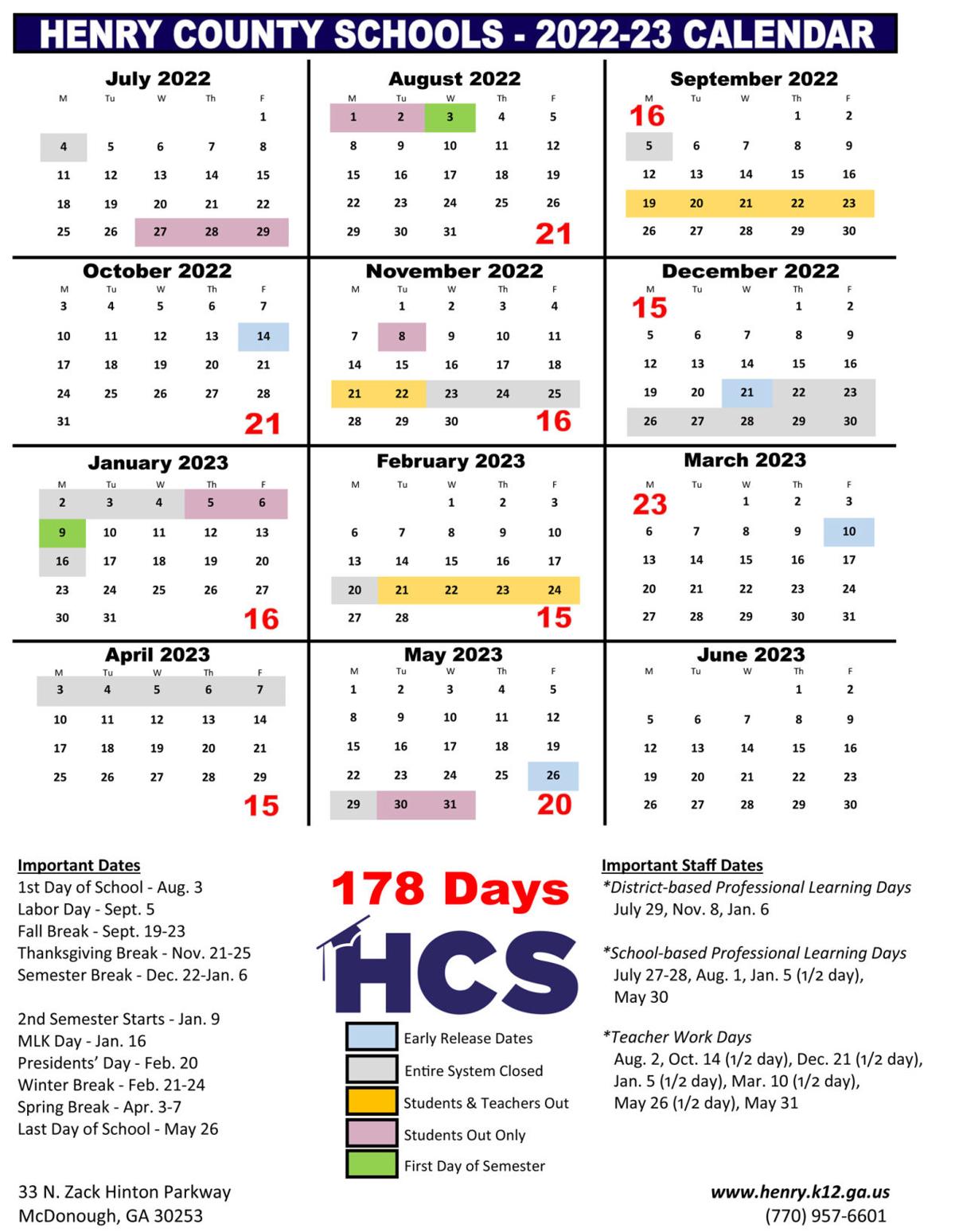 Dekalb County School Calendar For 202223 July 2022