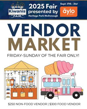 Vendors sought for Kiwanis Henry County Fair