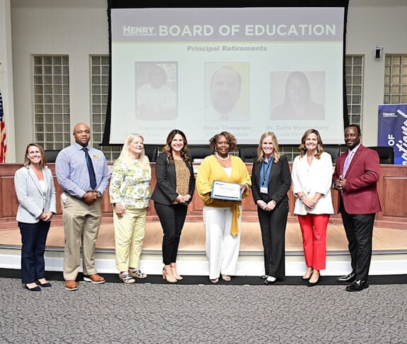 Retiring principals recognized