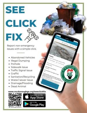 McDonough makes reporting non-emergency issues simple