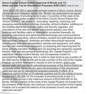 Henry County School Board seeks to continue SPLOST
