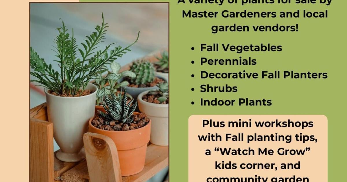 Henry County Master Gardeners to host fall plant sale