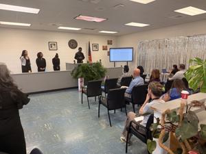 Hands for Humanity students present senior capstone project