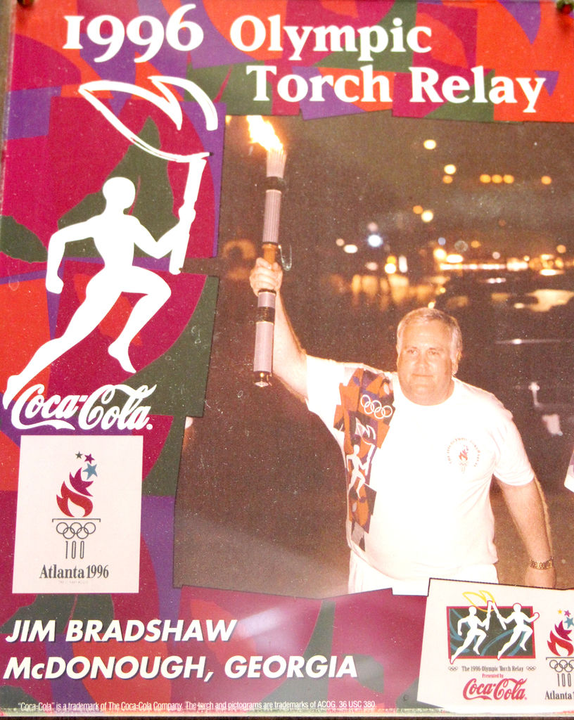 1996 ATLANTA OLYMPIC COCA COLA TORCH offers RUN