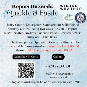 How to report winter weather hazards