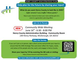 Henry County Seeking Input On Strategic Plan