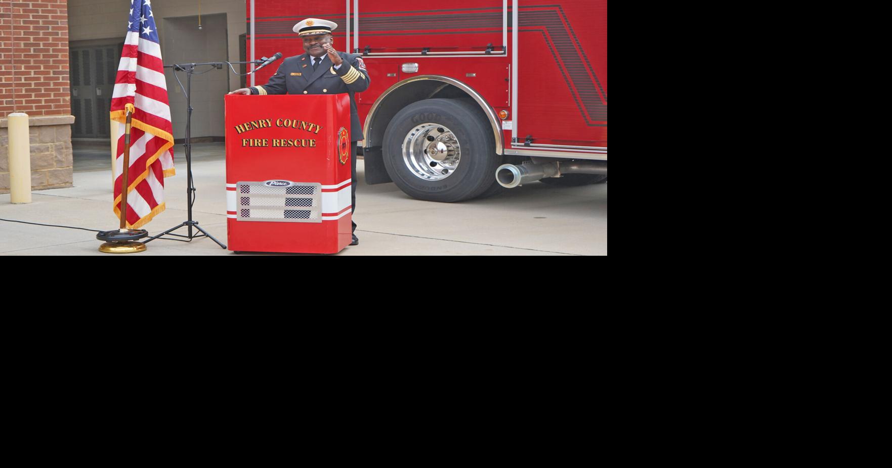 Henry County holds push-in ceremony for new fire truck | News ...