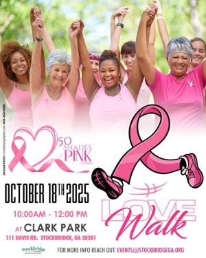 Stockbridge plans 50 Shades of Pink Walk in Clark Park