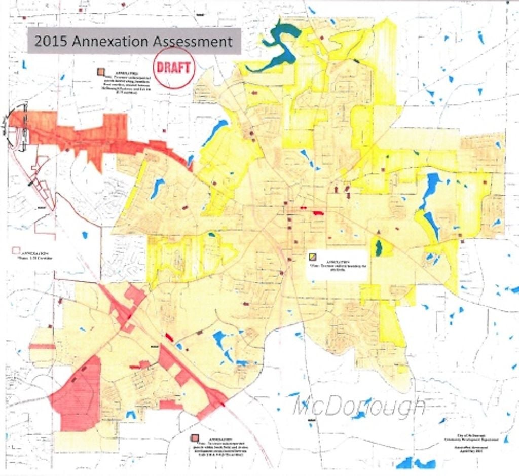 Mcdonough Ga On Map Mcdonough Attempts At Adding Jonesboro Road Corridor To City Boundary Hits  'Roadblock' | News | Henryherald.com