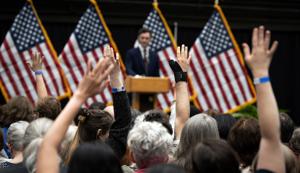 Fired CDC Workers Ask Ossoff to Fight Harder for Them at Cobb Town Hall