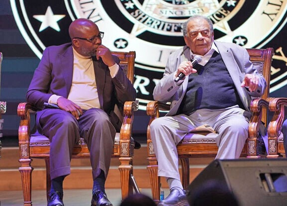 Andrew Young Takes Part in 'Grits and Grace' Event