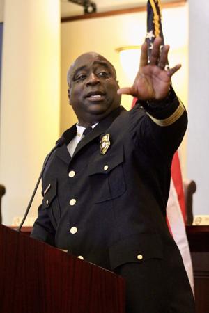 Stockbridge swears in Hamilton as new police chief