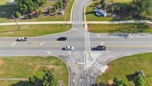 New crosswalk installed near Union Grove Middle