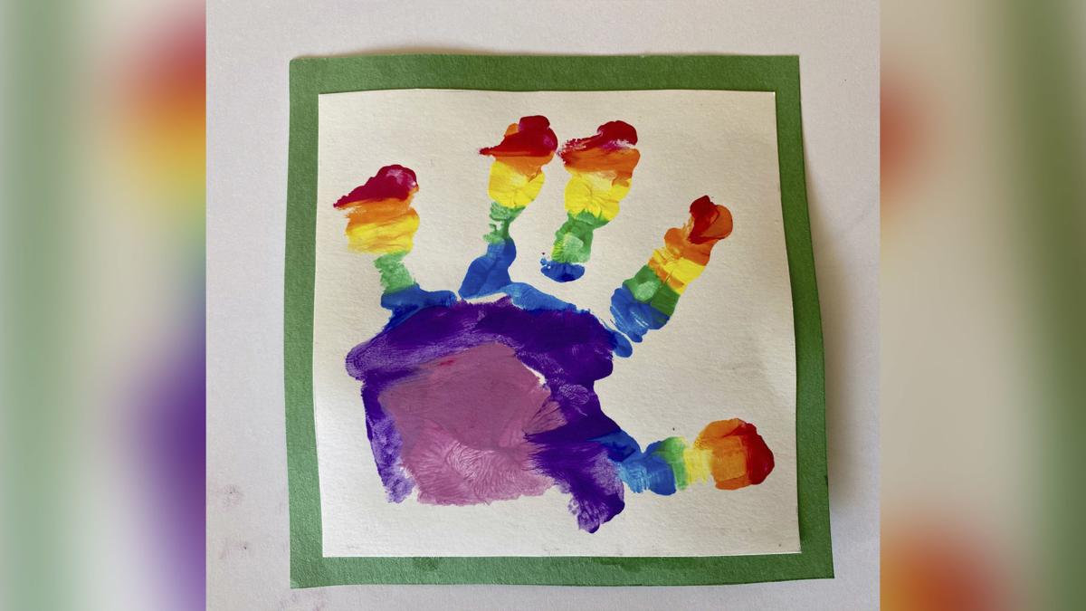 New Photos Of Prince Louis Painting Rainbows Released To Mark His