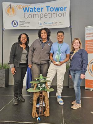 Austin Road Middle Student Wins Georgia Model Water Tower Competition