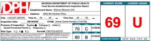 Locust Grove restaurant receives failing score on inspection