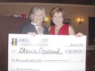 Mayor's wife wins big in Chamber fund-raiser