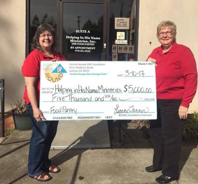 Central Georgia Emc Donates 5 000 To Helping In His Name