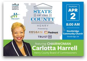 Harrell to deliver State of Henry County on April 2
