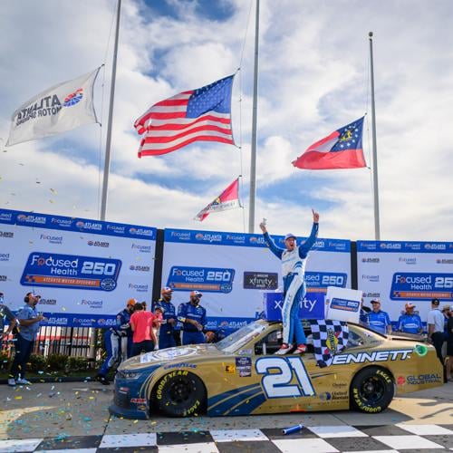 A Winning NASCAR Combination — Austin Hill And Bennett Transportation