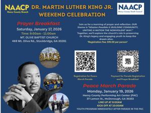 Henry County to celebrate Dr. Martin Luther King Jr. Weekend