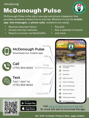 City launches McDonough Pulse to increase connectivity