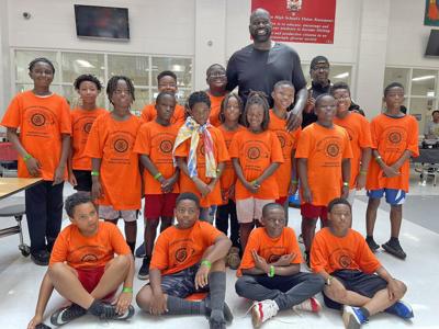 HCSO And Shaq Team For Sports Spectacular Camp