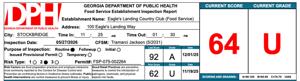 Eagle’s Landing Country Club fails health inspection