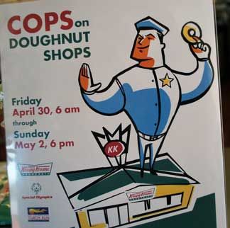 Clayton deputies join doughnut shop fund-raiser