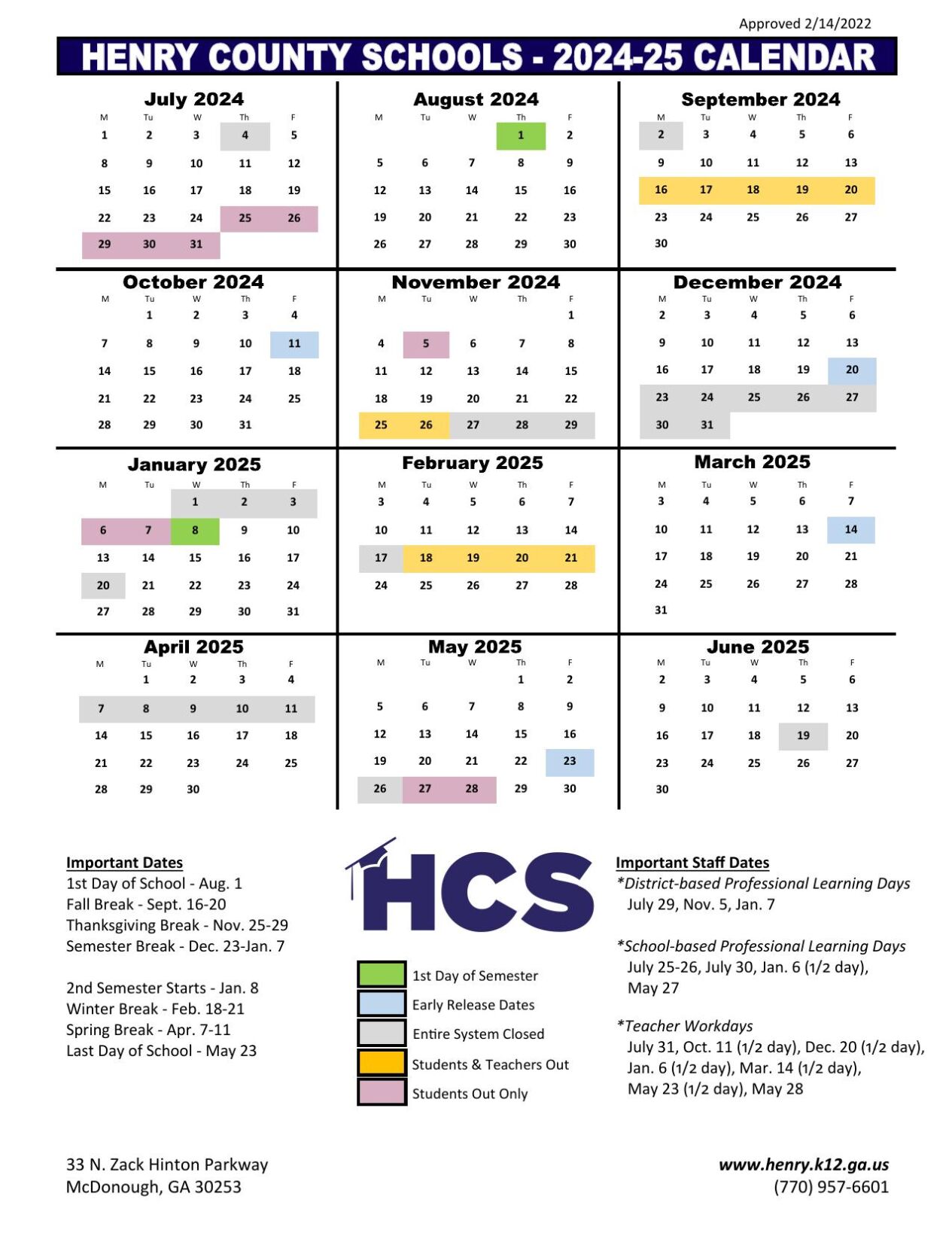 Proposed change to school calendars to include additional teacher planning days | News | henryherald.com Proposed change to school calendars to include additional teacher planning days | News | henryherald.com