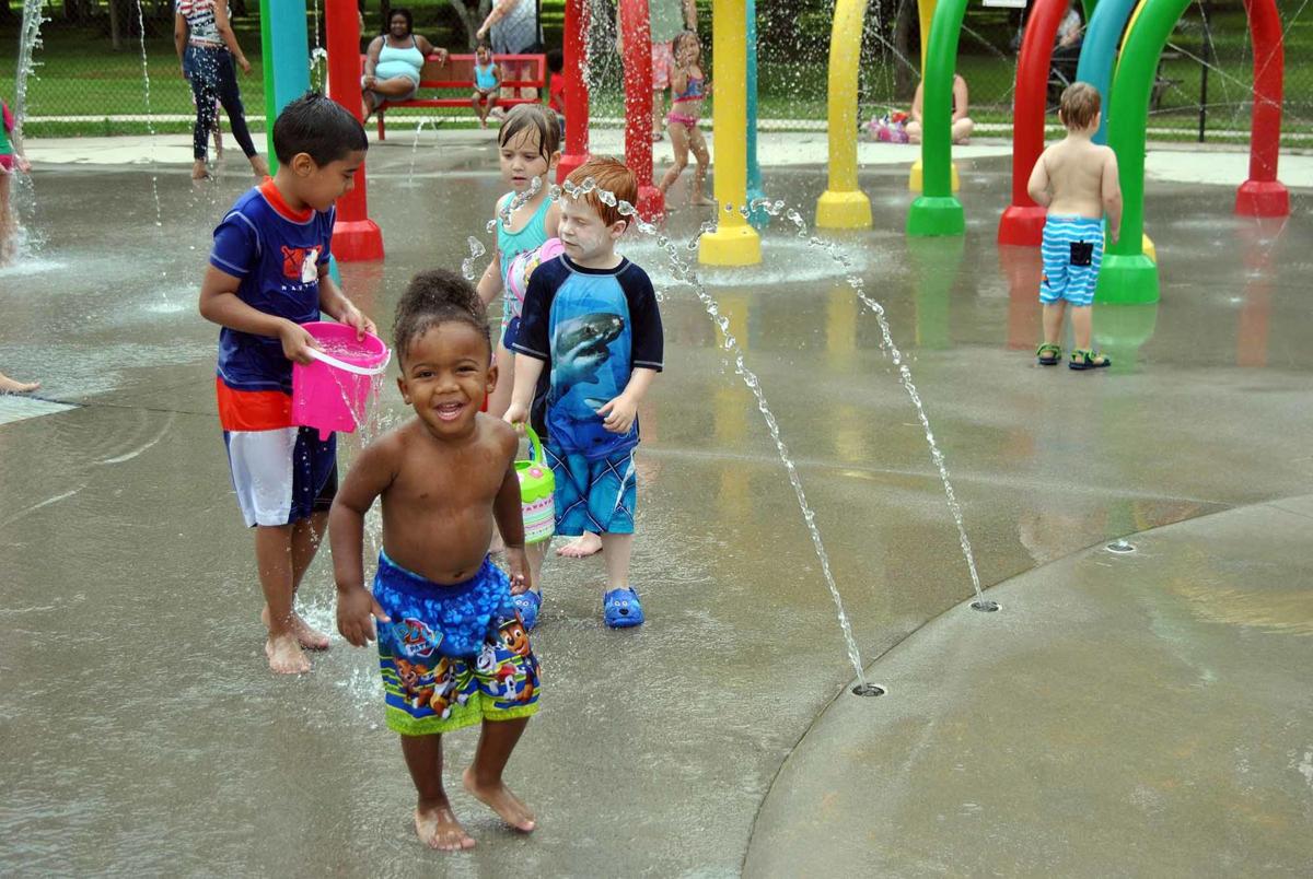 PHOTOS Splash Pad fun at McBrayer Park in Hampton Multimedia