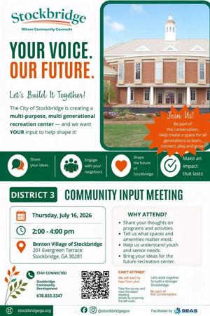 Stockbridge seeks input on new rec center