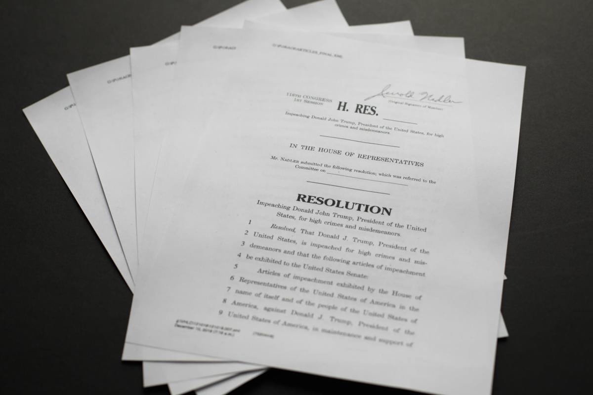 President Donald Trump impeached by US House on two charges | News | herald-dispatch.com