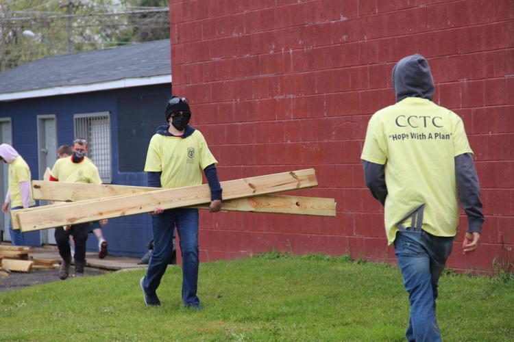 Technical school students build access ramp for AD Lewis Community ...