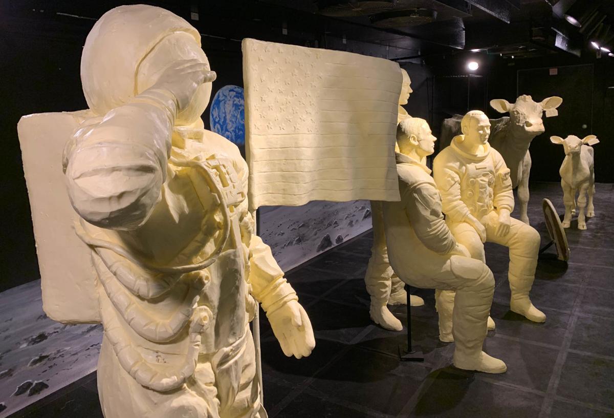 Ohio State Fair butter sculpture pays homage to moon landing Ohio